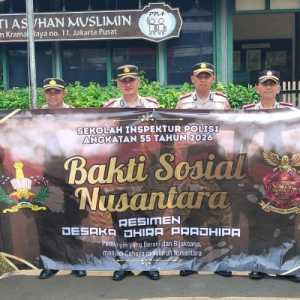 SIP Angkatan 55 Resimen DDP Sapa Anak-anak Panti Asuhan