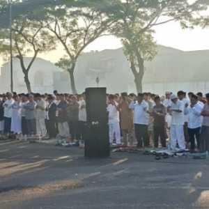 Banser-Kokam Kompak Amankan Salat Idulfitri Muhammadiyah