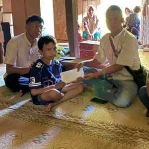 Pasbata Kunjungi Fendi, Bocah 10 Tahun Putus Sekolah Karena Orang Tua