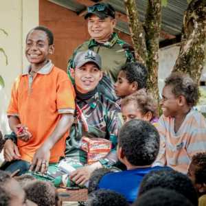 Koops TNI Papua Gelar Baksos di Panti Asuhan Santa Susana Mimika