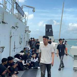 Mudik Gratis Naik Kapal Perang