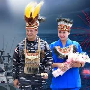 Mantan Danpuskopaska Resmi Pegang Kendali Pertahanan Laut Merauke