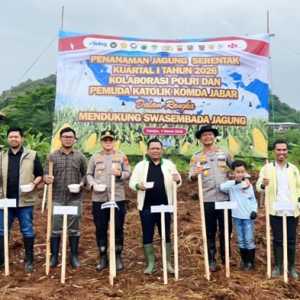 Polri Gandeng Pemuda Katolik Wujudkan Swasembada Pangan di Cianjur