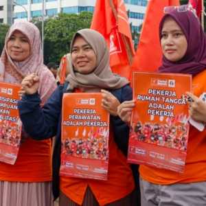 Ratifikasi ILO 190, 189, dan 183 Menggema di Aksi Hari Perempuan Internasional