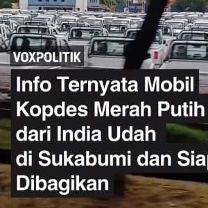 Viral Mobil Pickup Impor India untuk Koperasi Desa Tiba di Indonesia