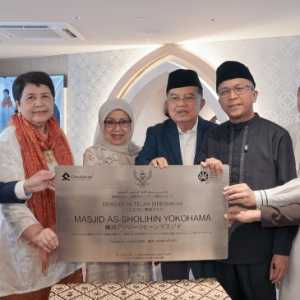 Jusuf Kalla Resmikan Masjid As-Sholihin Yokohama Jepang
