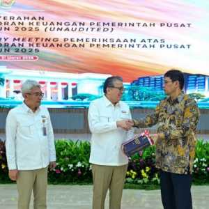 Purbaya Setor Laporan Keuangan Pemerintah 2025 ke BPK