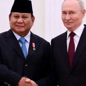 Putin Undang Prabowo ke Rusia Lagi di Bulan Mei dan Juni