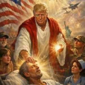 Trump Hapus Postingan AI Bergambar Dirinya sebagai Yesus