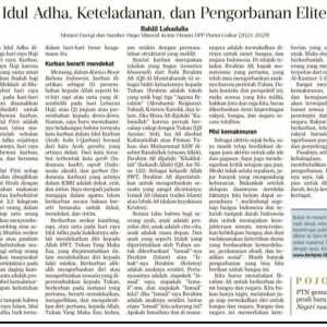 Opini Bahlil di Kompas: Setiap Muslim Diwajibkan Menyembelih Kambing Saat Idul Adha