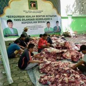 PPP Kurban Serentak, Lebih dari 100 Hewan Disalurkan