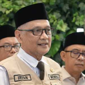 Menhaj Lepas Musrif Diny ke Tanah Suci, Fokus Perkuat Layanan Ritual Haji