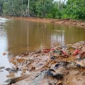 Kali Kukuba di Halmahera Timur Diduga Tercemar Limbah PT FHT
