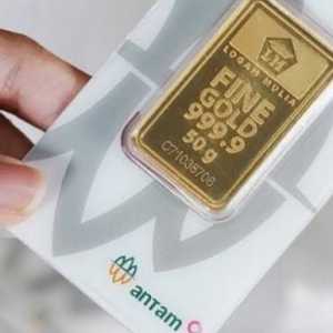 Emas Antam Mandek di Akhir Pekan, Termurah Masih Rp1,46 Juta