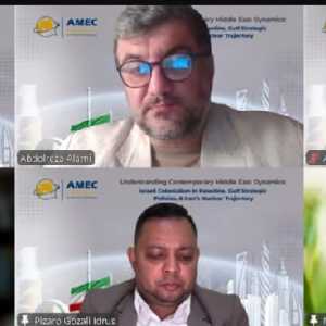 Webinar AMEC Bongkar Geopolitik Timteng, Palestina dan Iran di Pusaran Krisis
