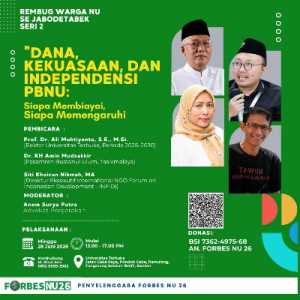 Jelang Muktamar 2026, FORBES NU Gelar Rembug Warga Ini yang Dibahas