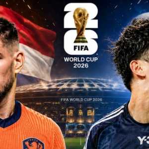 Duel Belanda-Jepang Berakhir Imbang 2-2