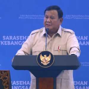 Prabowo Puji Peran Strategis Guru Besar di Sarasehan KSTI 2026