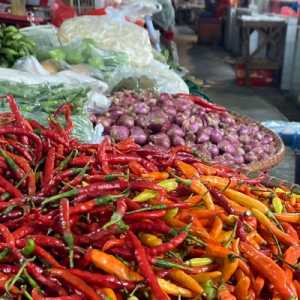 Harga Cabai Rawit Makin Pedas, Tembus Rp77.950 per Kg