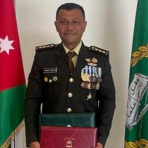 Perwira TNI AD Bikin Harum Bangsa di Lemhannas Yordania