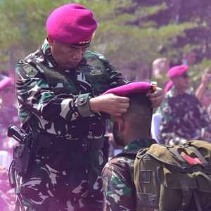 947 Marinir Remaja Terima Pembaretan Usai Digembleng Dua Bulan