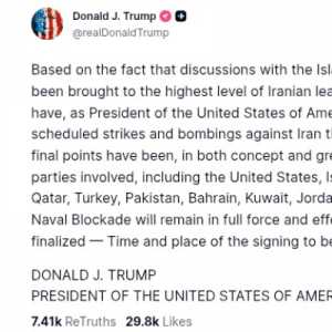 Trump Berubah Haluan Lagi, Serangan ke Iran Dibatalkan di Menit  Terakhir