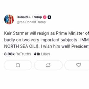 Trump Sebut Starmer Gagal, Isu Pengunduran Diri PM Inggris Kian Menguat