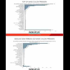 Beredar Hasil Survei 32 Capres 2029