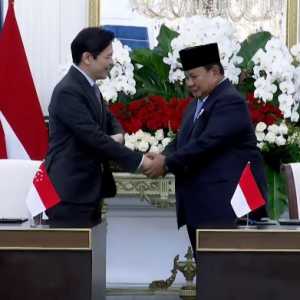 Presiden Prabowo dan PM Wong Sepakat Tingkatkan Kerja Sama di Tiga Bidang Strategis