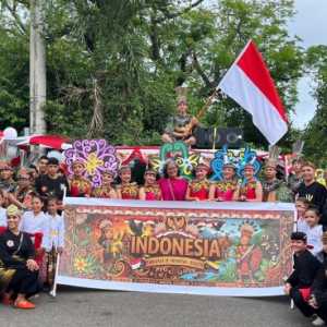 Kendaraan Hias Burung Enggang Pukau Ratusan Ribu Pengunjung Festival Bambuco