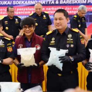 Bea Cukai Ciduk Kopilot Kurir Narkoba, Duit Negara Rp207,9 Miliar Selamat