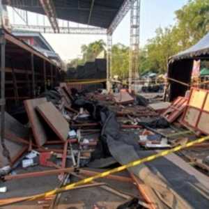 83 Penonton Jadi Korban Tribun GOR Satria Banyumas Roboh