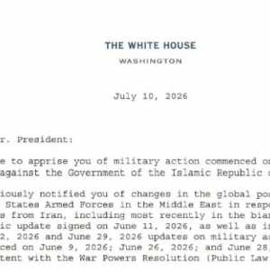 Trump Kirim Surat ke Kongres, Perang Melawan Iran Resmi Dimulai Lagi