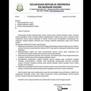 Kejagung Siaga Satu, Seluruh Kejati-Kejari Diminta Tingkatkan Kewaspadaan