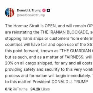 Trump Siapkan Pungutan 20 Persen bagi Kargo Selat Hormuz di Tengah Eskalasi dengan Iran