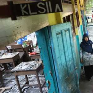 Peserta Didik SDN Kebayoran Lama Selatan 09 Tetap Ikuti KBM
