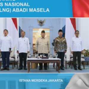 Prabowo Resmikan Groundbreaking PSN LNG Abadi Masela dari Istana