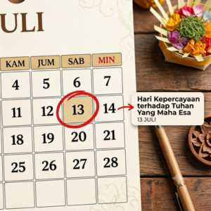 Pemerintah Tetapkan Hari Kepercayaan terhadap Tuhan YME 13 Juli