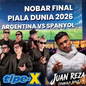 Nobar Final Piala Dunia di Lapangan Banteng Dimeriahkan Armada dan Tipe-X