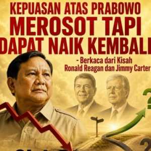 Kepuasan Atas Prabowo Merosot tapi Dapat Naik Kembali