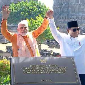 Prabowo: Relief Ramayana di Candi Prambanan Bukti Kedekatan Peradaban RI-India