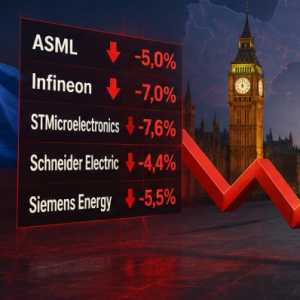 Bursa Eropa Loyo, Saham Teknologi Berguguran
