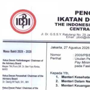 IDI Minta Negara Gaji Dokter Rp30 Juta Sampai Rp110 Juta per bulan
