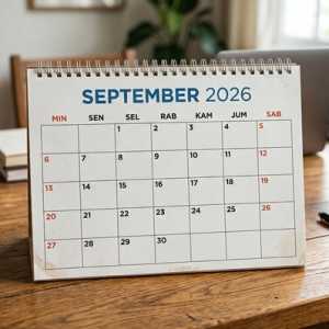 Kalender September 2026, Cek Tanggal Merah, Cuti Bersama, dan Hari Besar