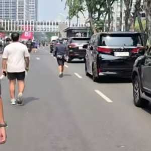Pramono Telusuri Iring-iringan Mobil Berstrobo Terobos CFD