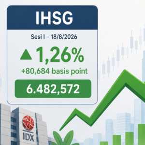 IHSG Sesi I Tembus 6.482, Sektor Energi Menguat
