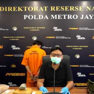 Sembunyikan 4 Kg Ganja dalam Kotak Cokelat, Pemuda Diciduk Polisi di Palmerah