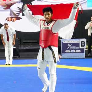 Serda Muhammad Raihan Fadhila Boyong Emas di Ajang Taekwondo Bergengsi Asia