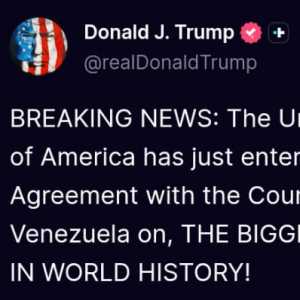 Trump Umumkan Kesepakatan Minyak dengan Venezuela, AS Amankan 65 Miliar Barel