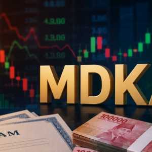 Perdagangan Penuh Warna, MDKA Sempat Tembus Rp2.950